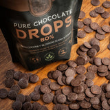 80% Dark Chocolate Drops - Farmatuur