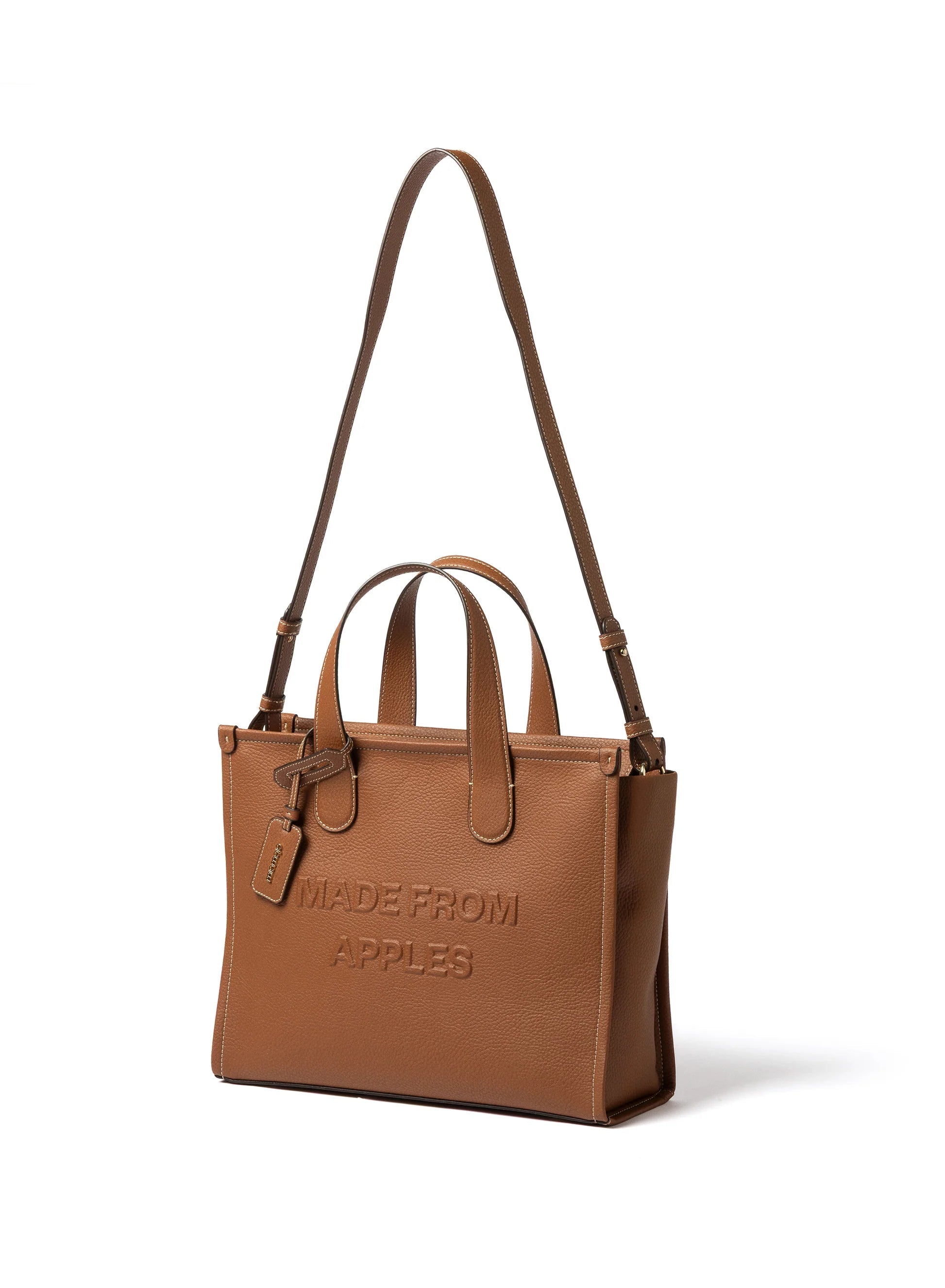 Alma Tote Bag L Cognac - Apple - Farmatuur