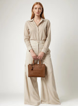 Alma Tote Bag M Cognac - Apple - Farmatuur