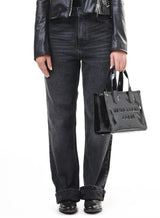 Alma Tote Bag M Nero - Corn - Farmatuur