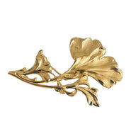 Golden Grand Ginkgo Brooch - Farmatuur