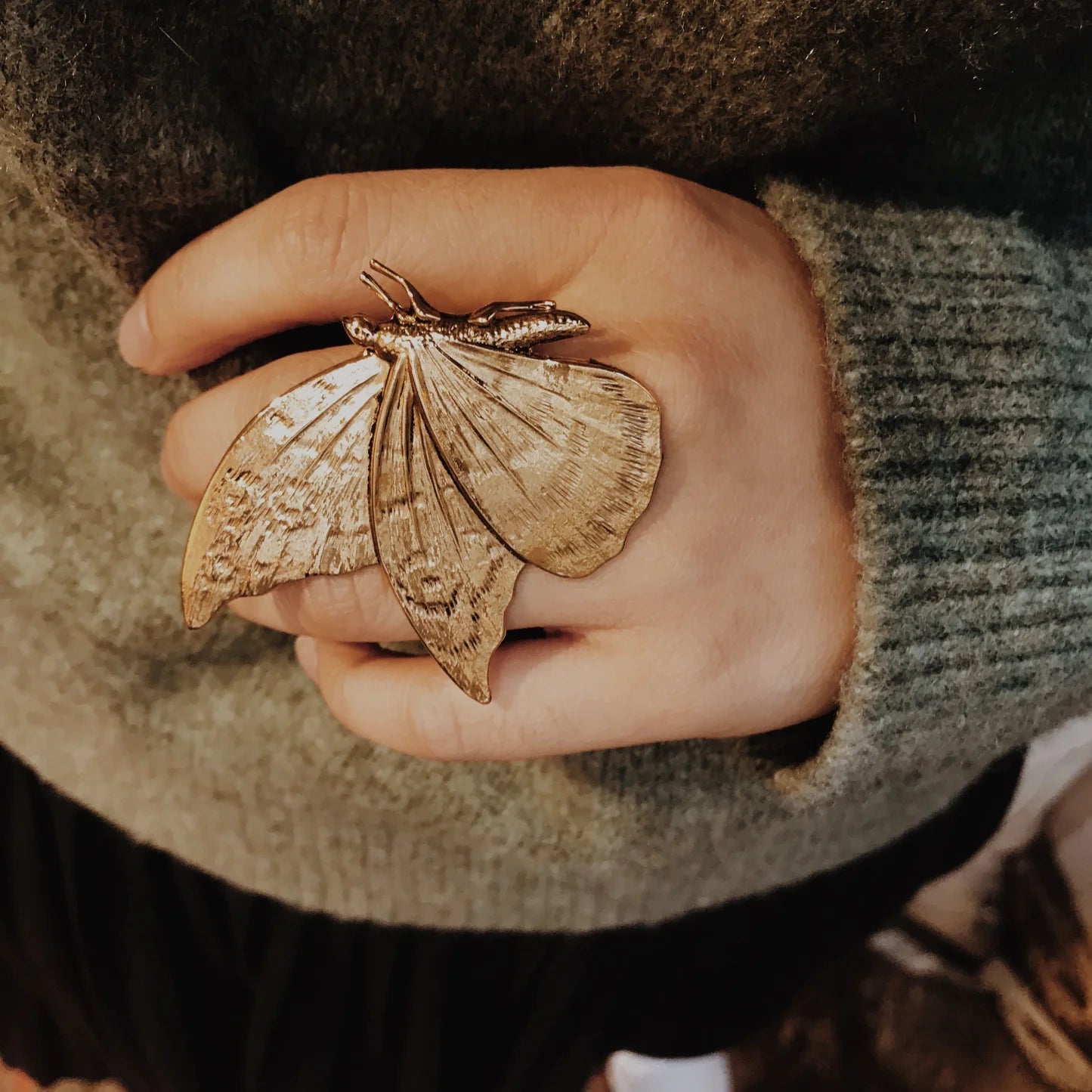 Macey Butterfly Ring - Farmatuur