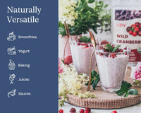 Organic Cranberry Powder - Freeze Dried Cranberries - Farmatuur