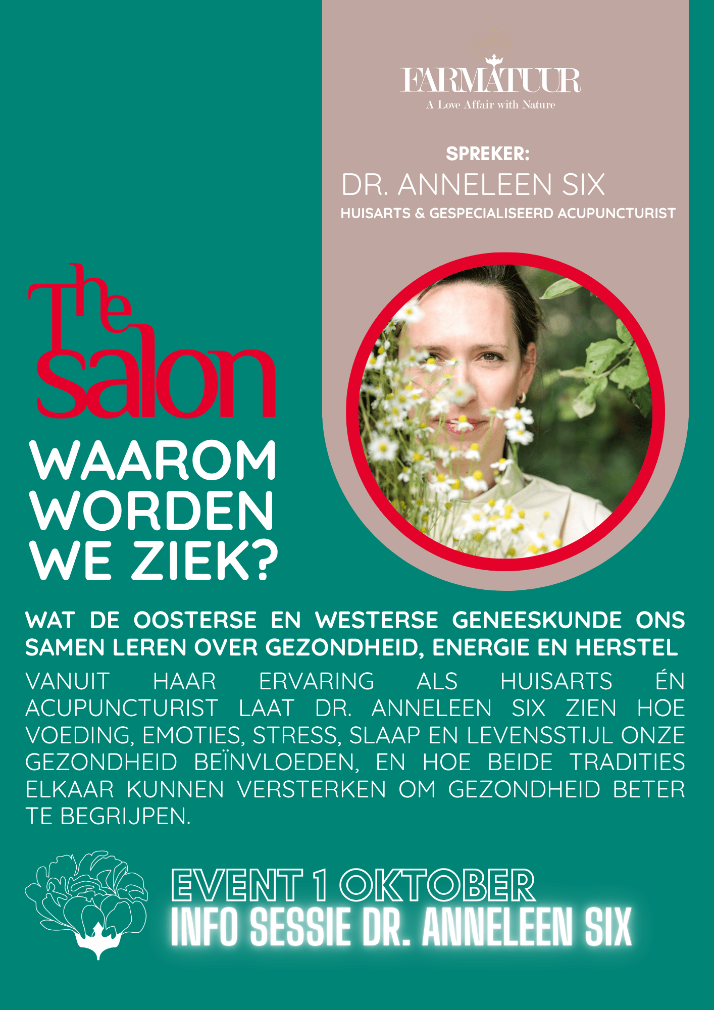 Salon Session: Why Do We Get Sick? with Dr. Anneleen six - Farmatuur