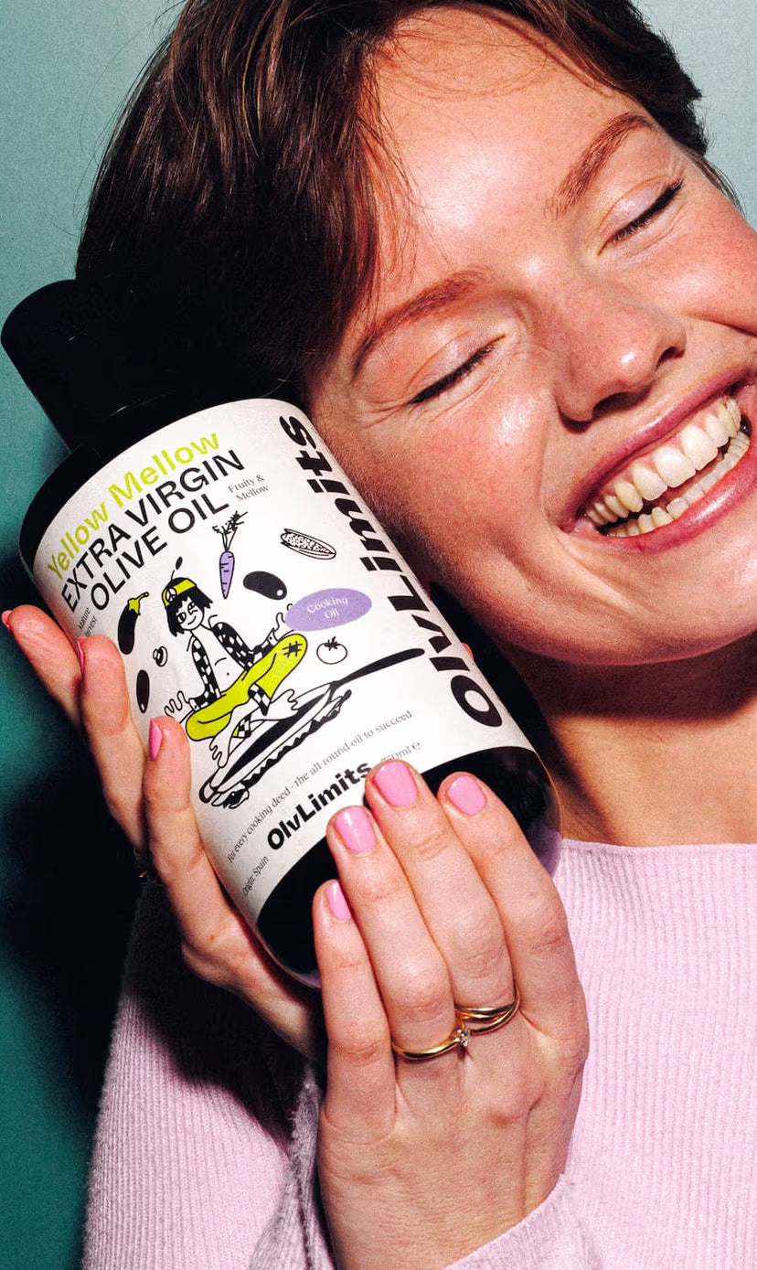 Gele zachte extra vierge olijfolie 